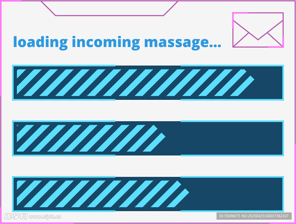 消息加载进度条展示