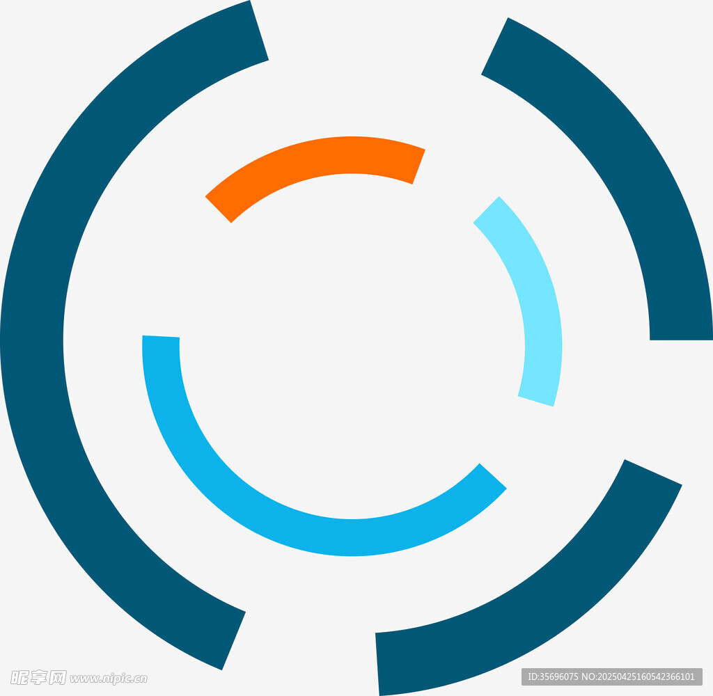 科技感环形图标设计元素