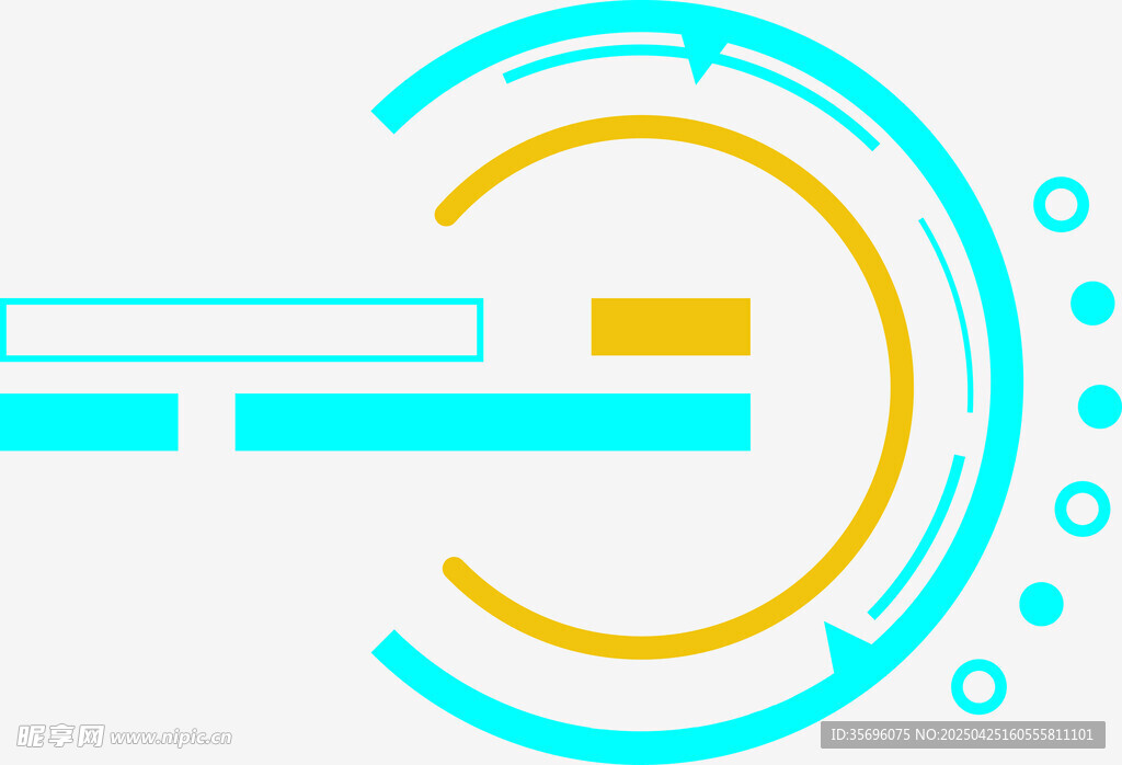 科技感环形元素图标设计