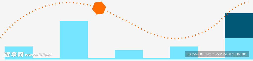 简约商务风柱状图表