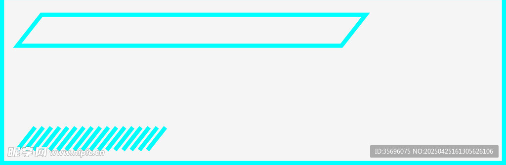 简约蓝白几何线条背景图