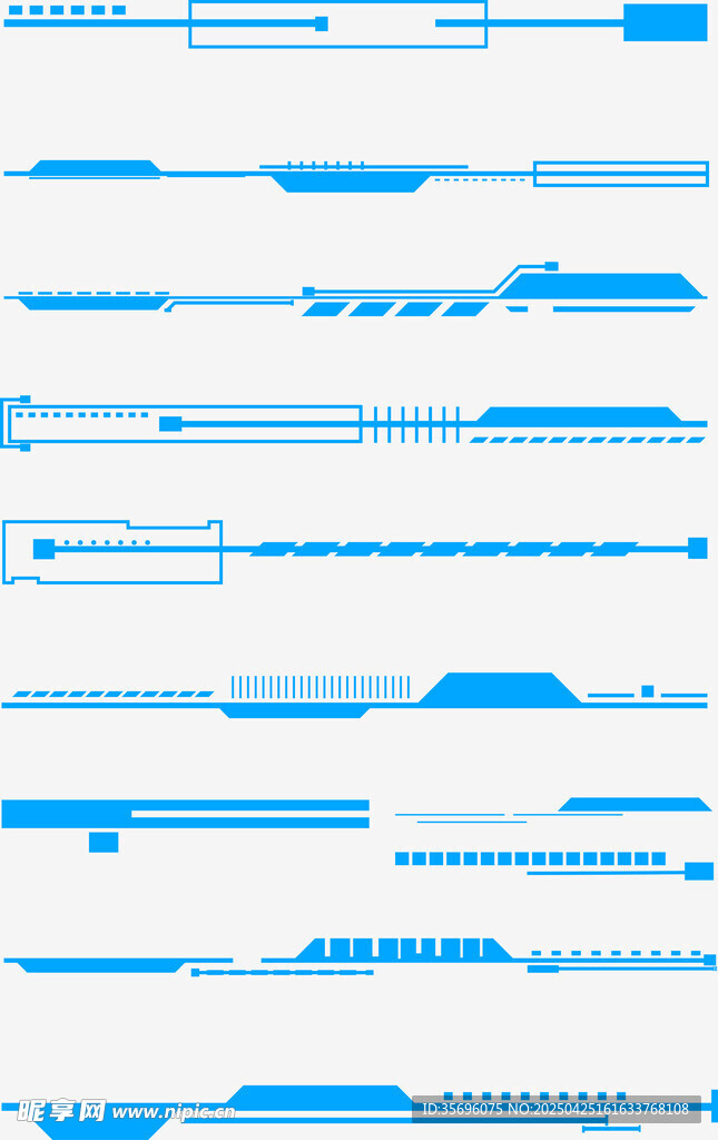 蓝白几何线条图案背景