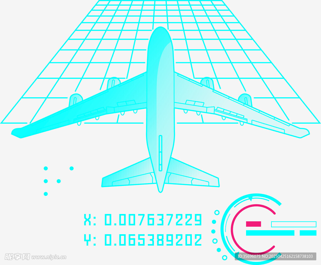 飞机图案设计元素