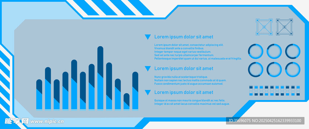 科技风数据图表展示