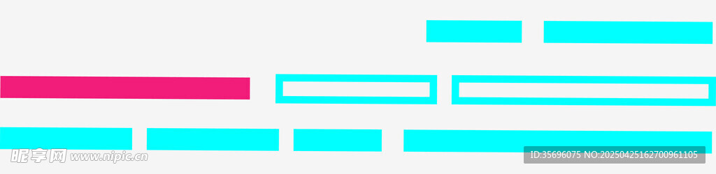 多彩条纹图案设计元素