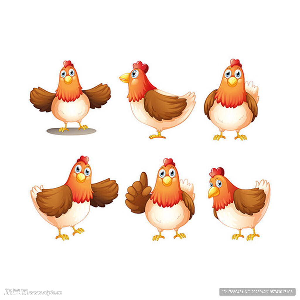 卡通母鸡形象