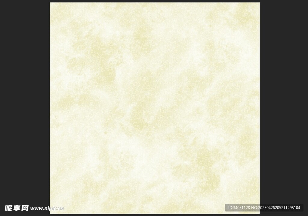 米黄色纹理祥云扎染