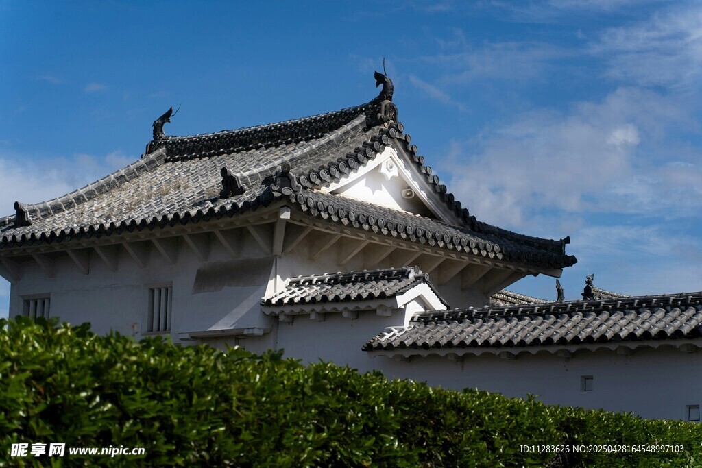 中式古建筑屋顶景观