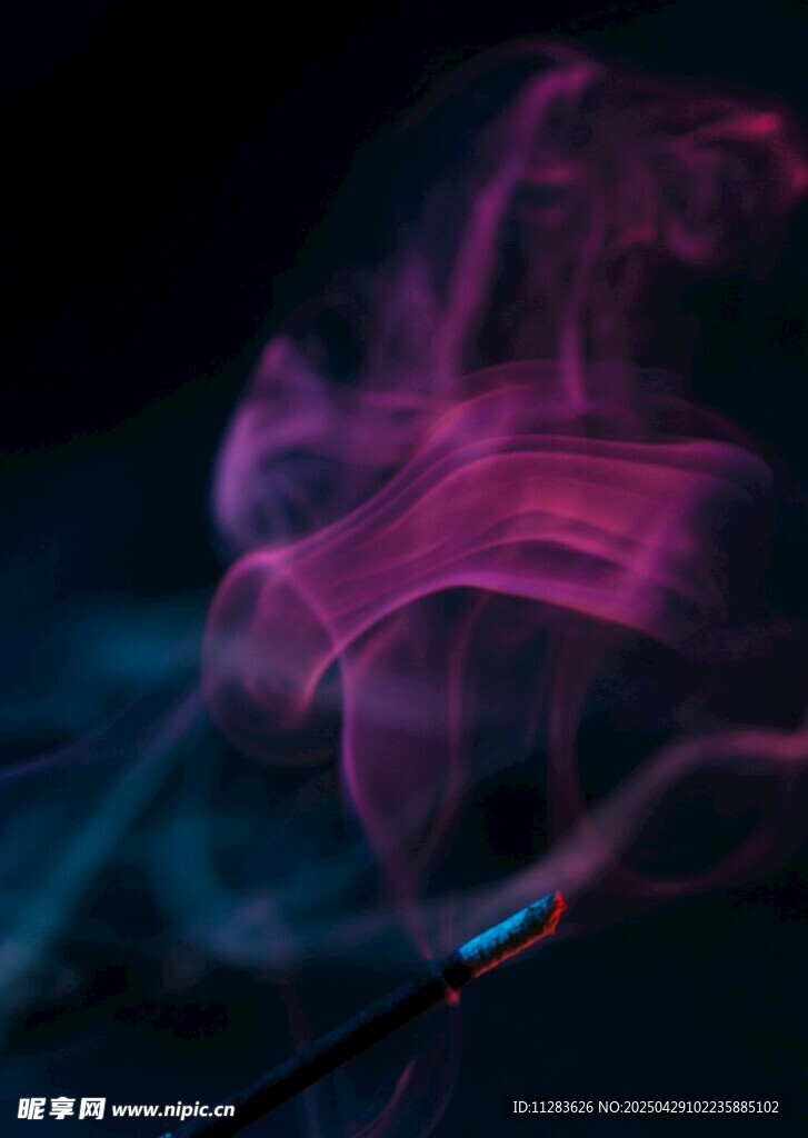 梦幻彩色烟雾艺术效果