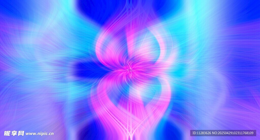 梦幻炫彩抽象光影图案
