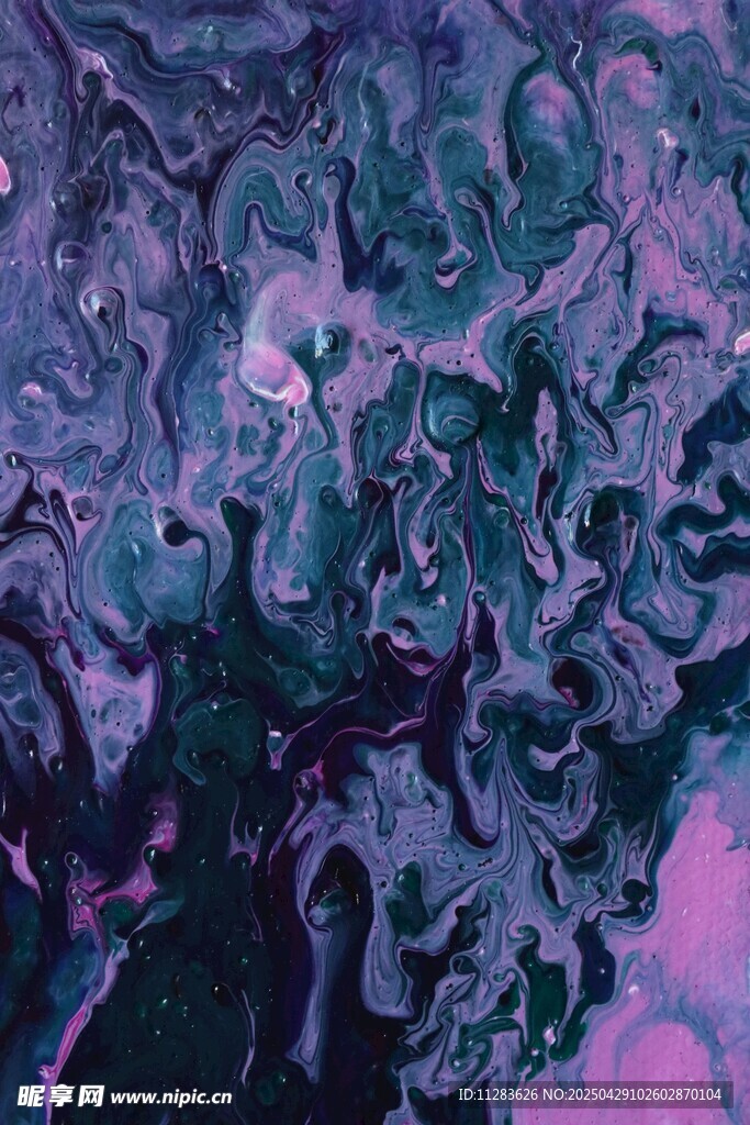 梦幻紫色流体艺术纹理