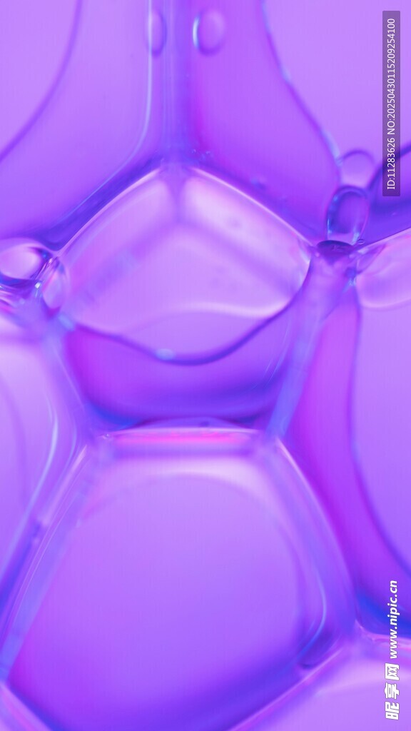 梦幻紫色流体艺术图案