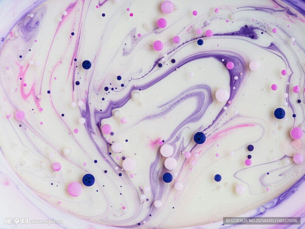 梦幻多彩流体艺术纹理