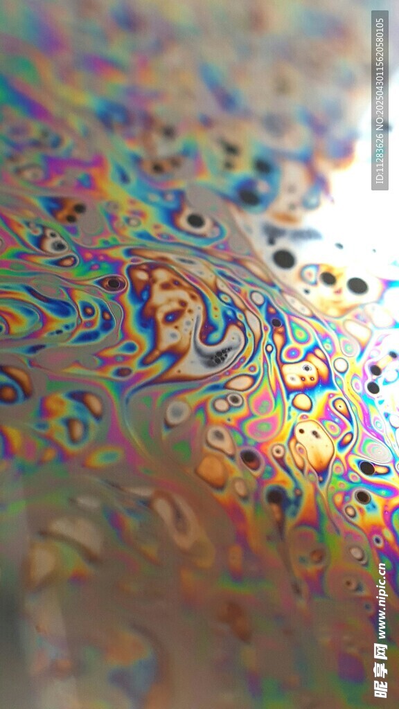 绚丽多彩的微观纹理图案