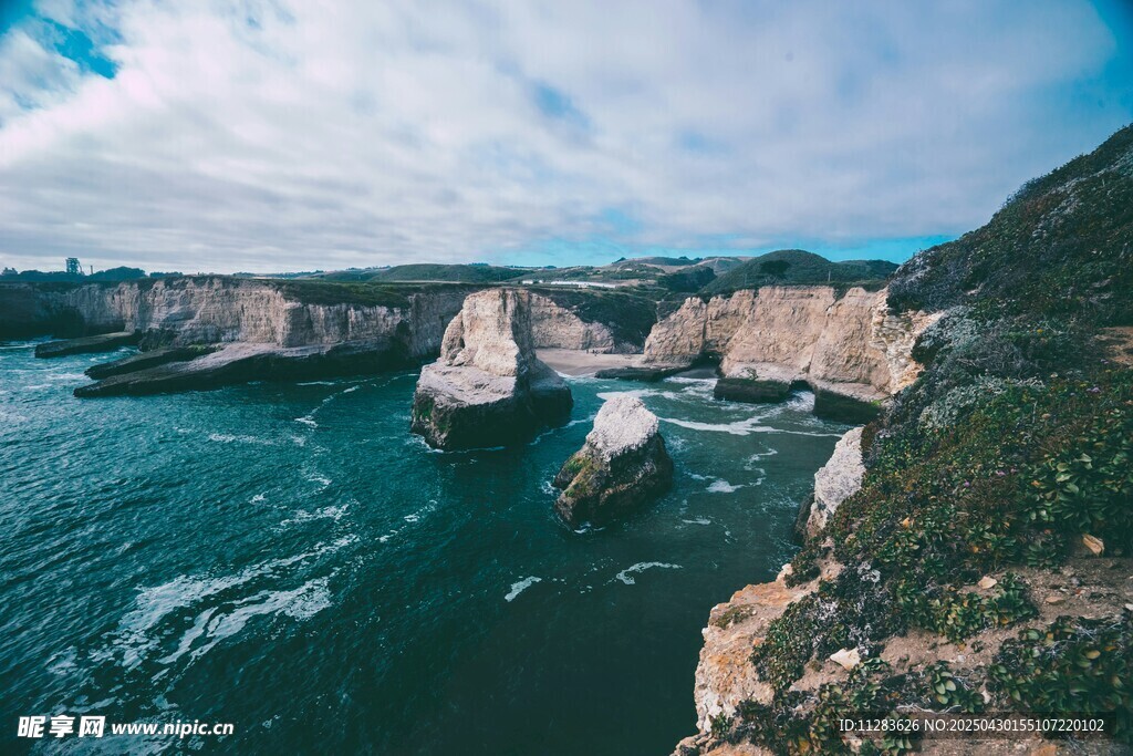 壮丽海岸风光美景