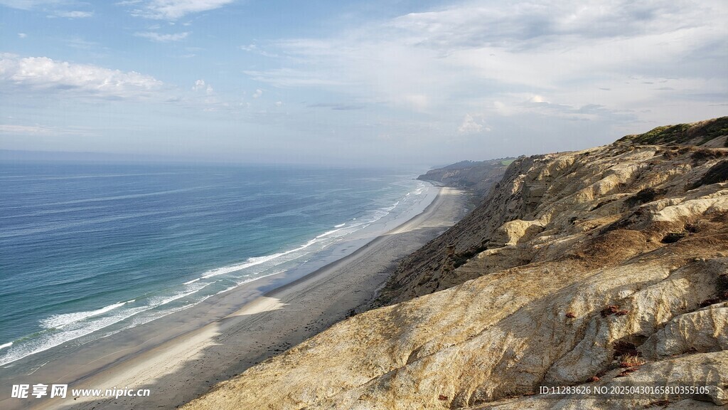 海岸悬崖美景