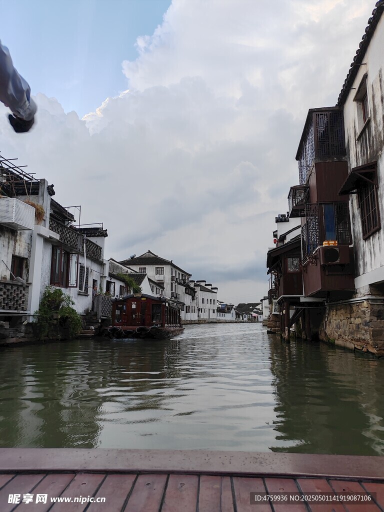江南水乡河道景致