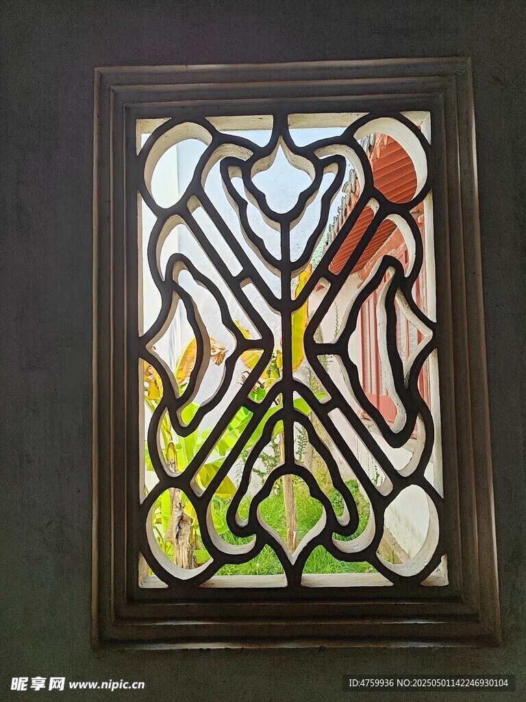 彩色玻璃艺术窗饰