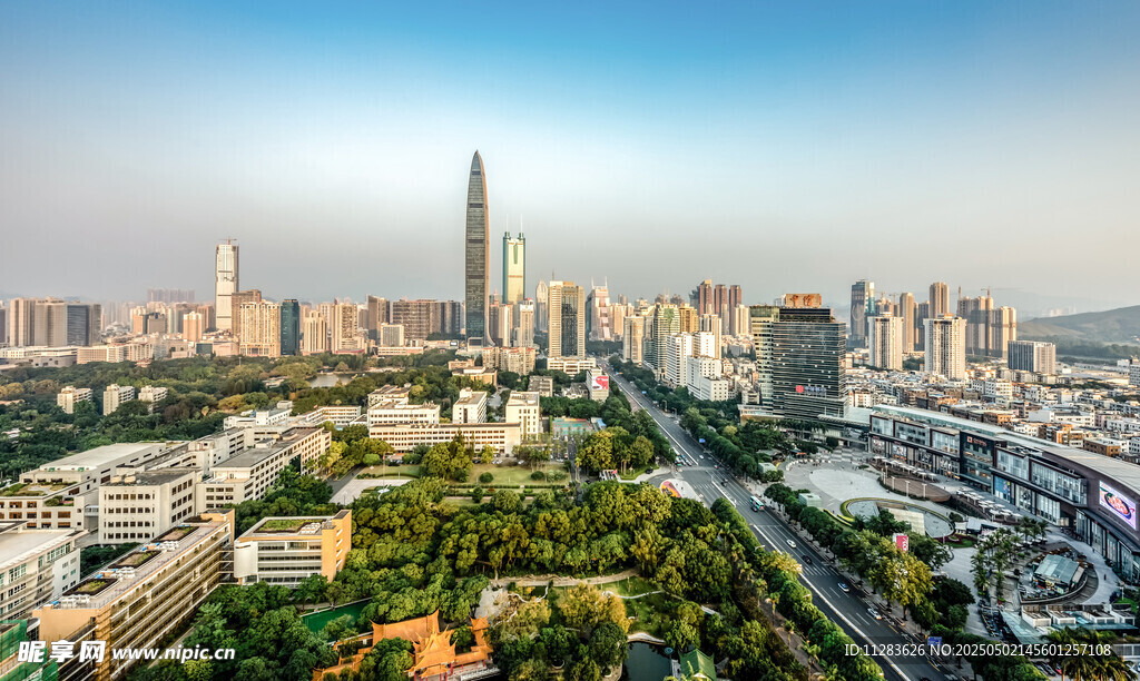 深圳城市天际线景观