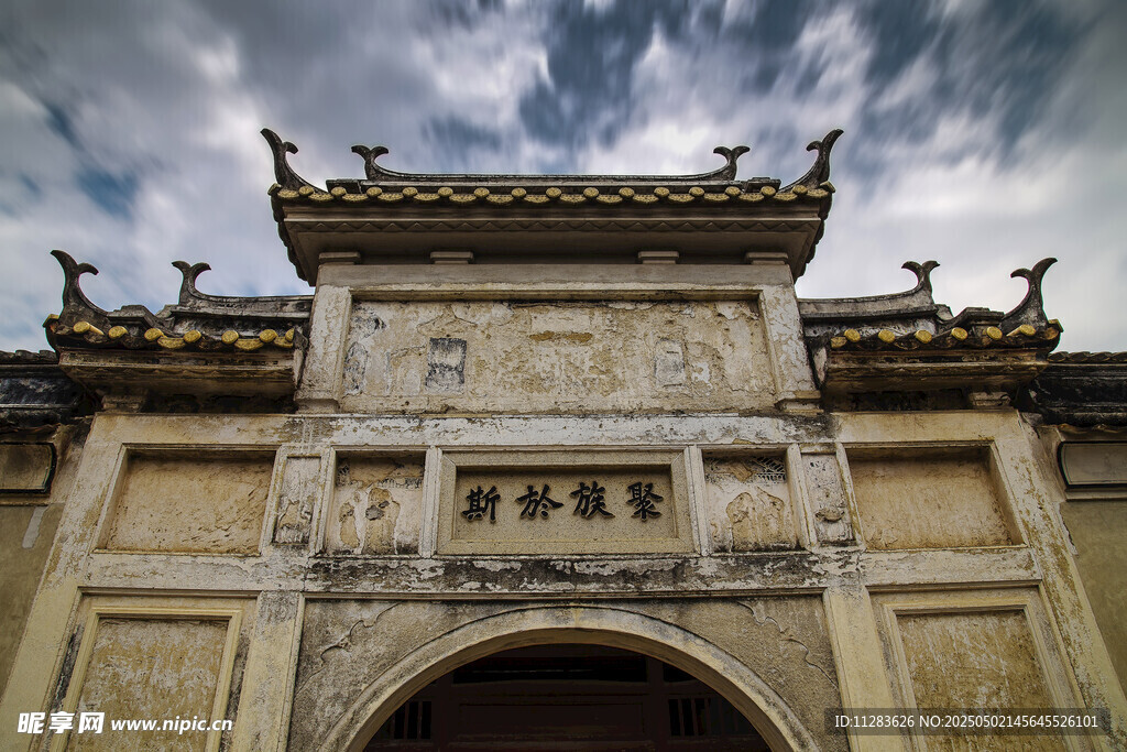 中式古建筑门楼风采