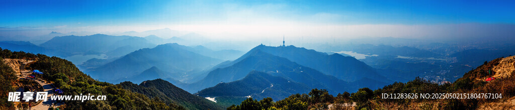 壮丽山景云海日出奇观