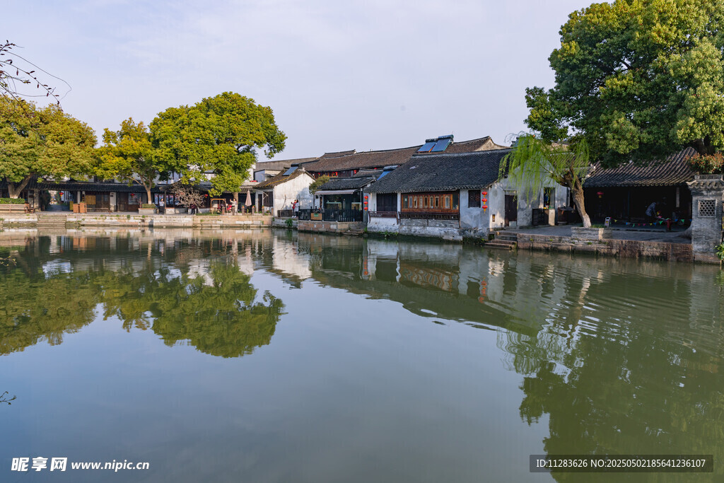 江南水乡静谧水景
