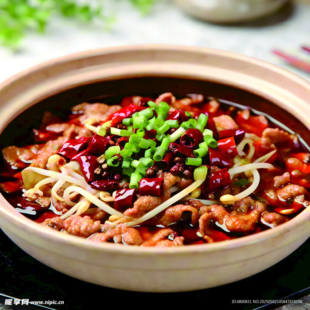 香辣诱人的红油水煮肉片