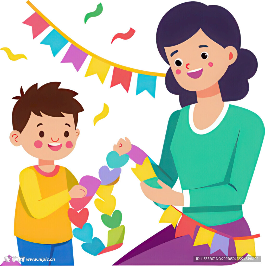 母子共制彩链欢乐时光