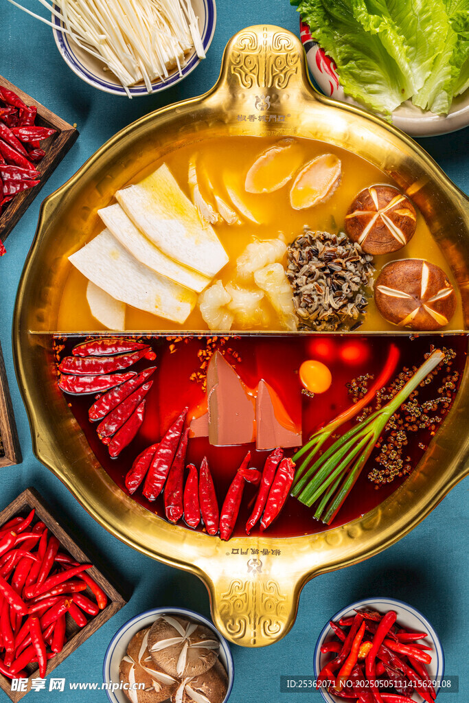 多彩食材的美味火锅盛宴