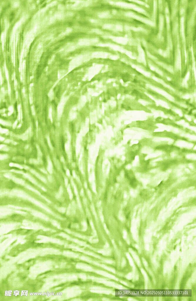 扎染清新绿色波纹纹理背景
