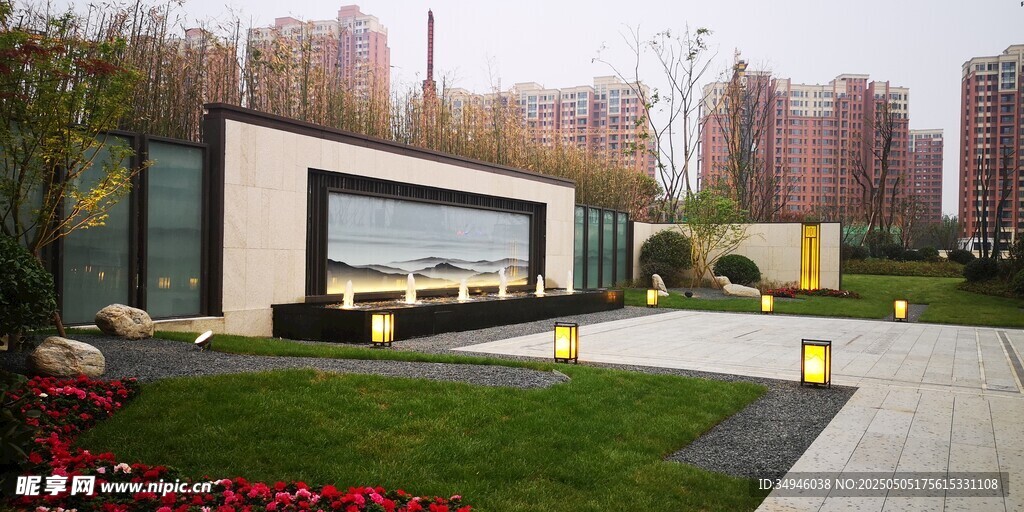 现代风格户外休憩景观空间