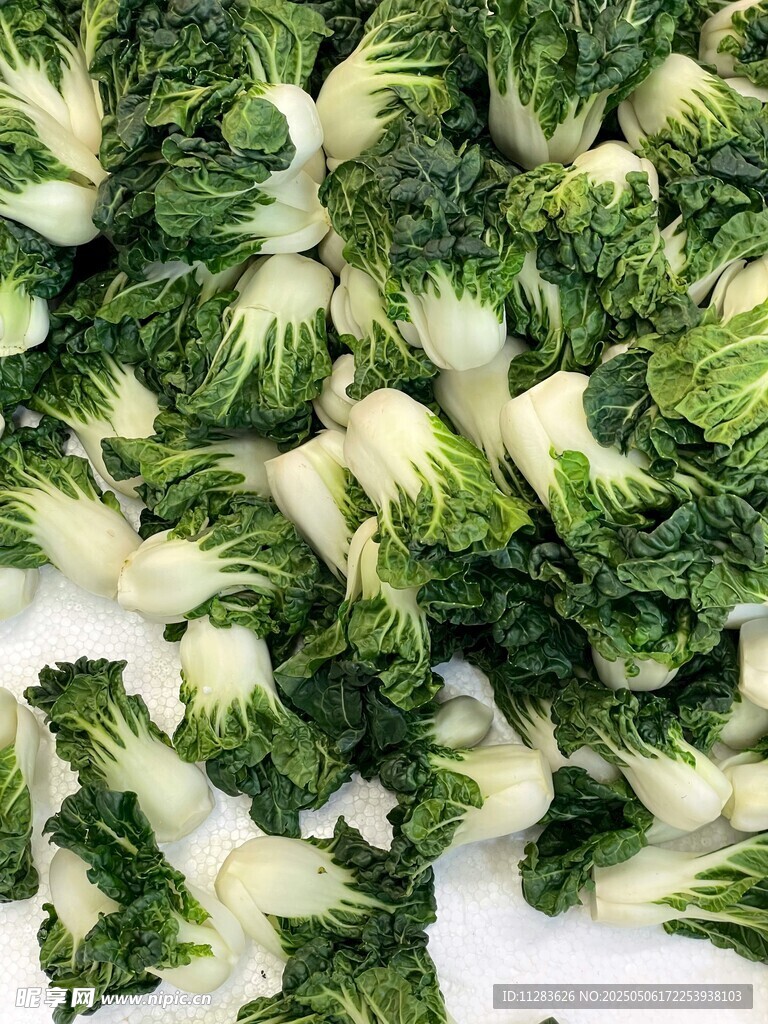 新鲜青菜碎