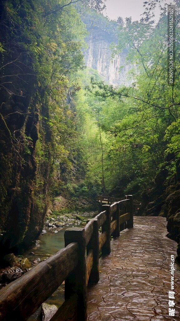 山间栈道