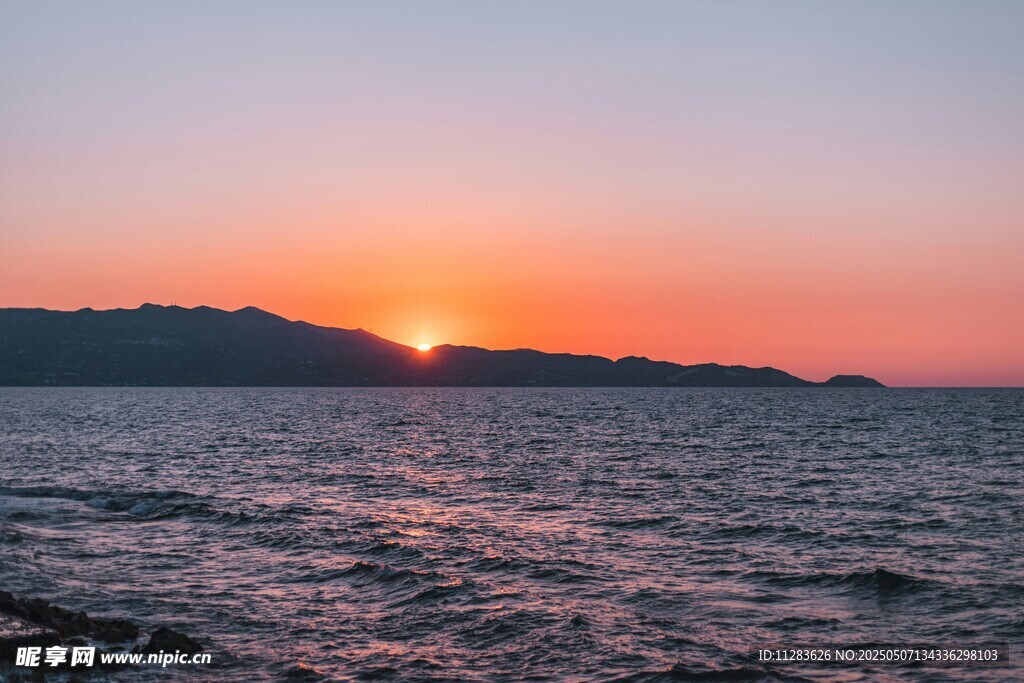 海上日落美景
