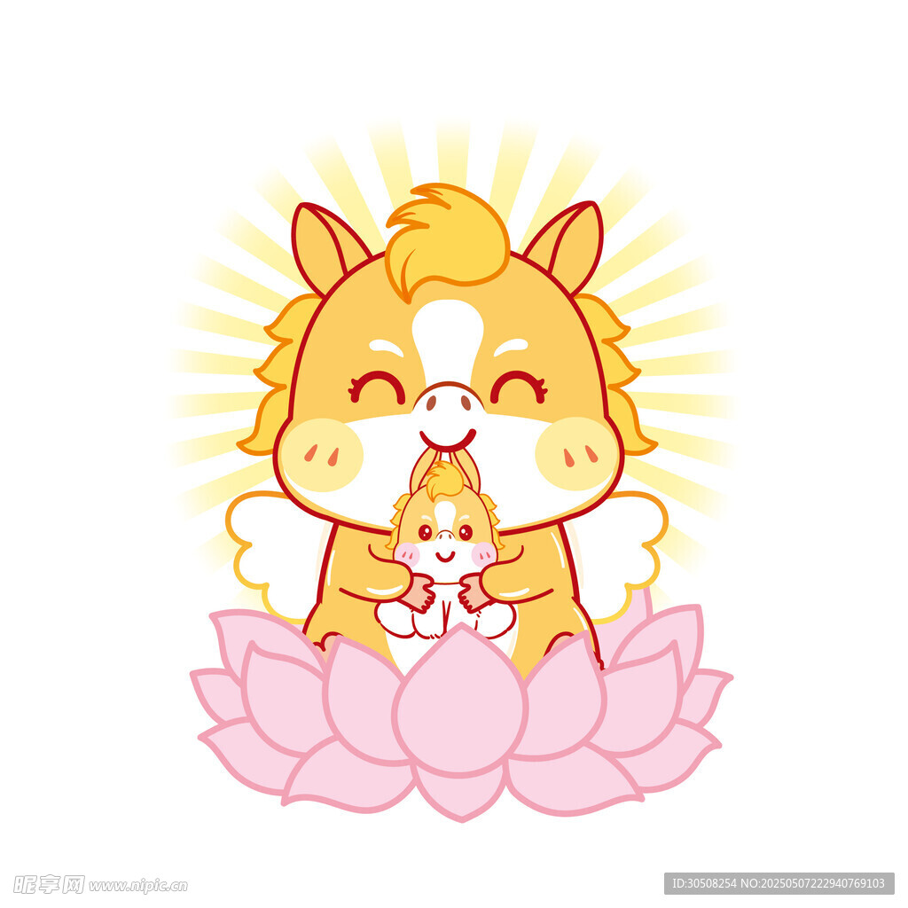 小马宝宝形象插画