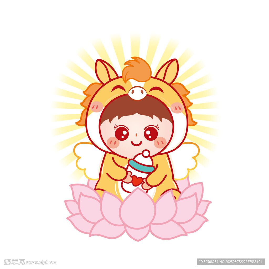 小马宝宝插画卡通