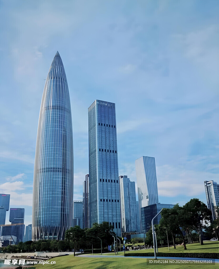 深圳地标建筑群景观