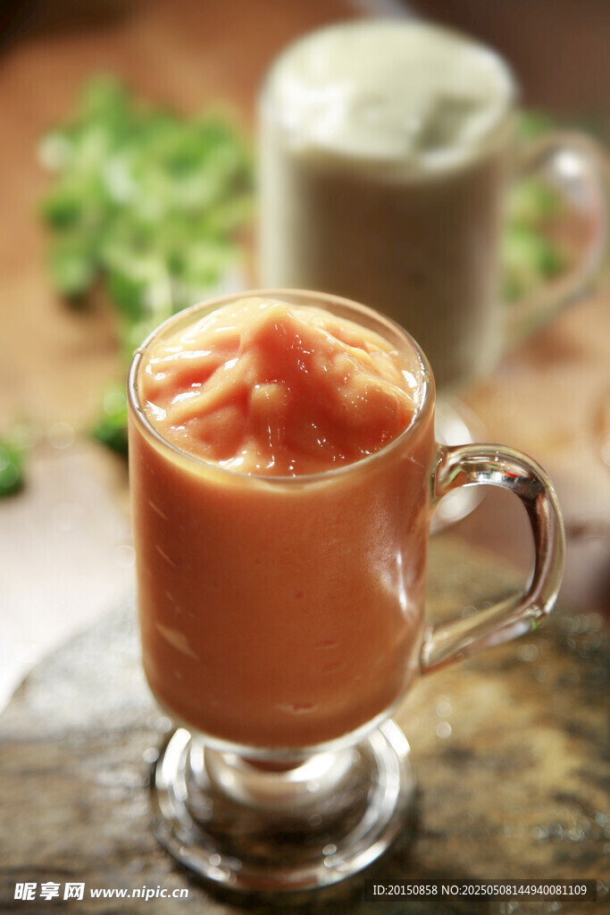 木瓜沙冰饮品图片