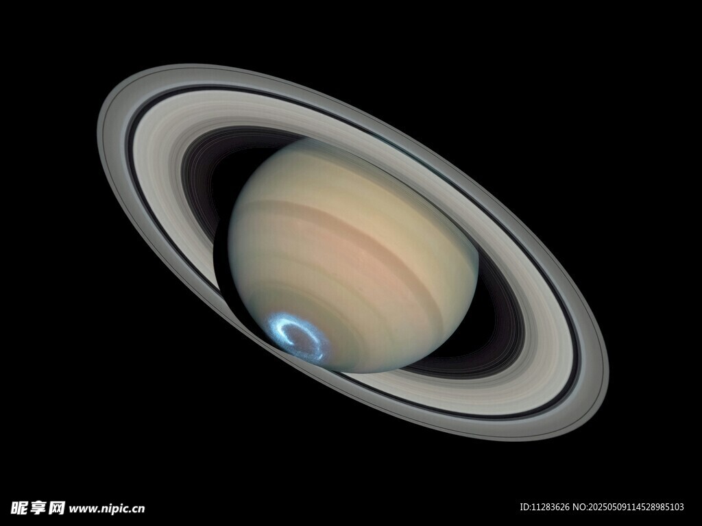 美丽土星环与行星特写