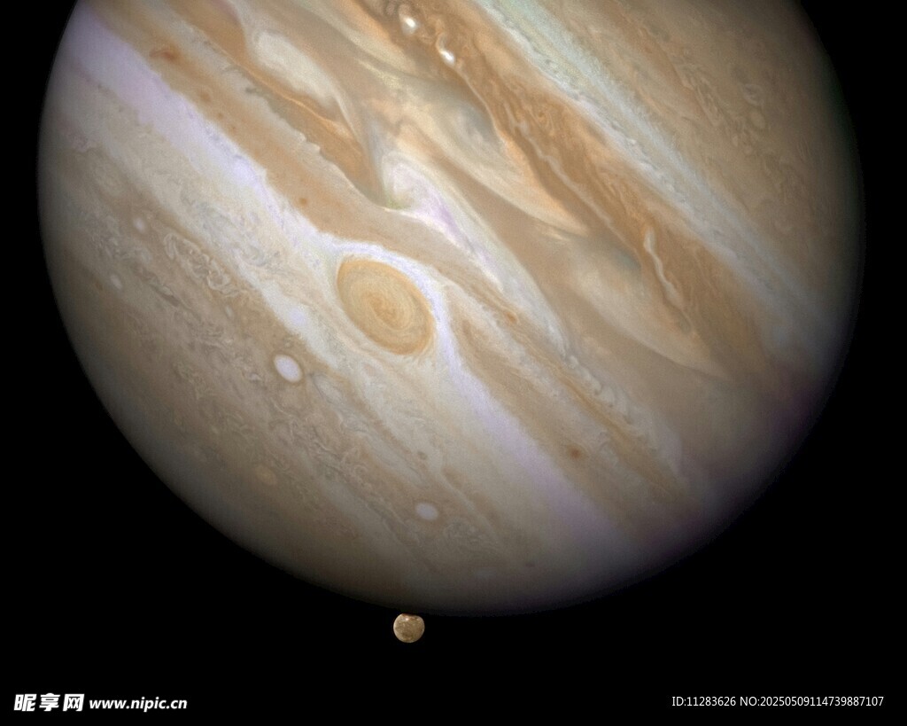 木星特写及卫星
