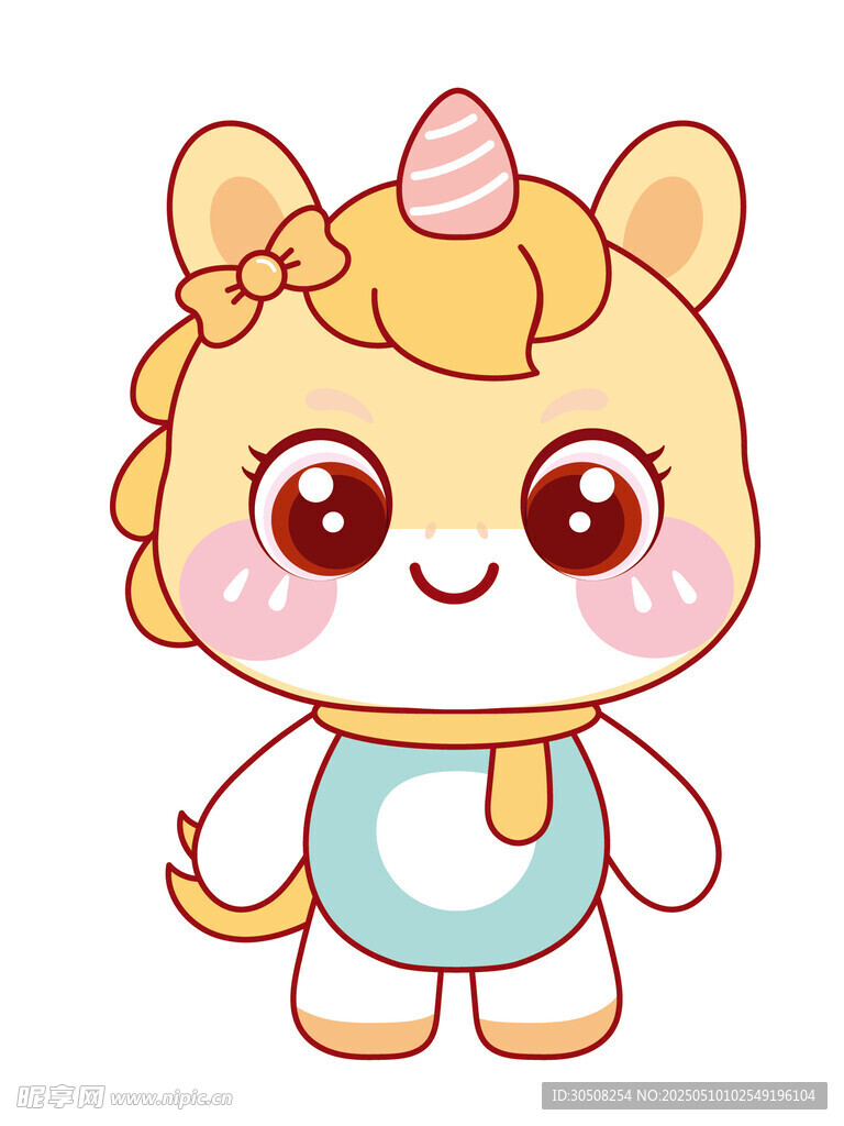 萌萌的萌马驹图片