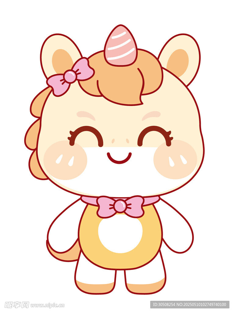 幸运的独角兽形象