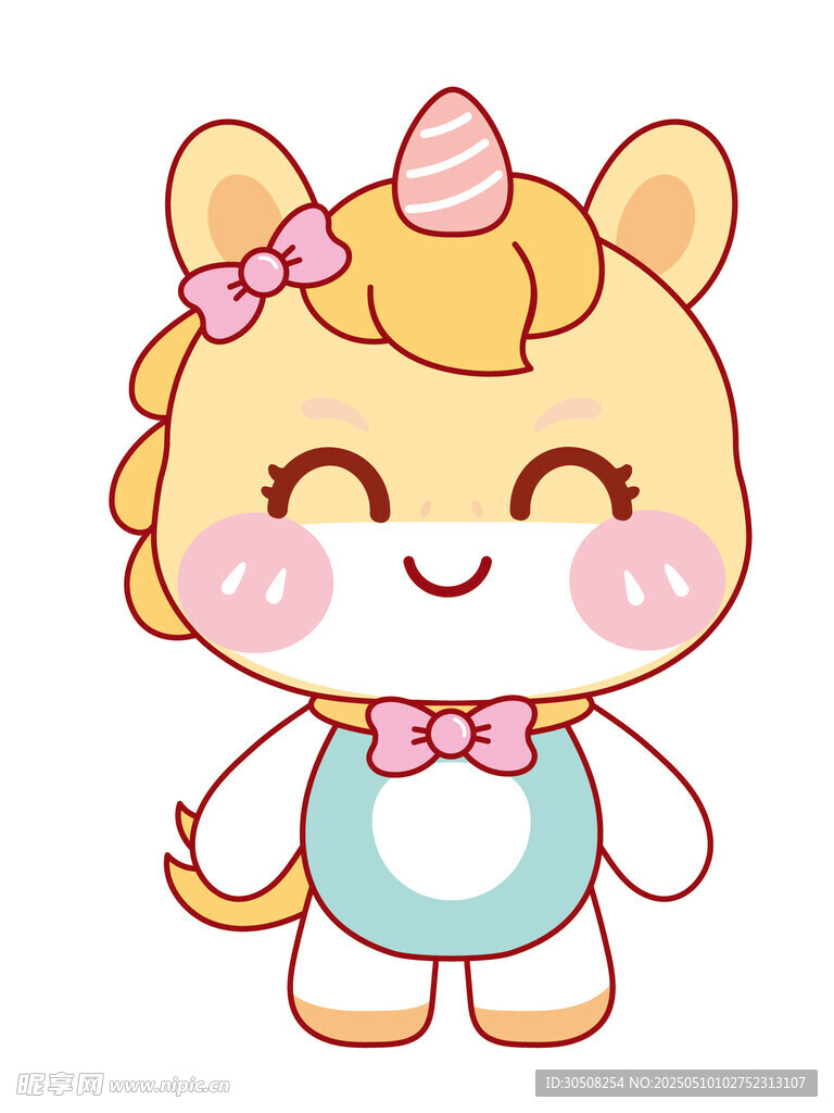 漂亮的独角兽形象