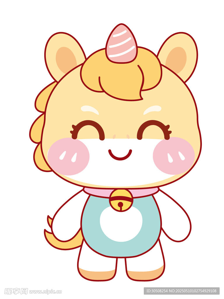 美丽的独角兽形象