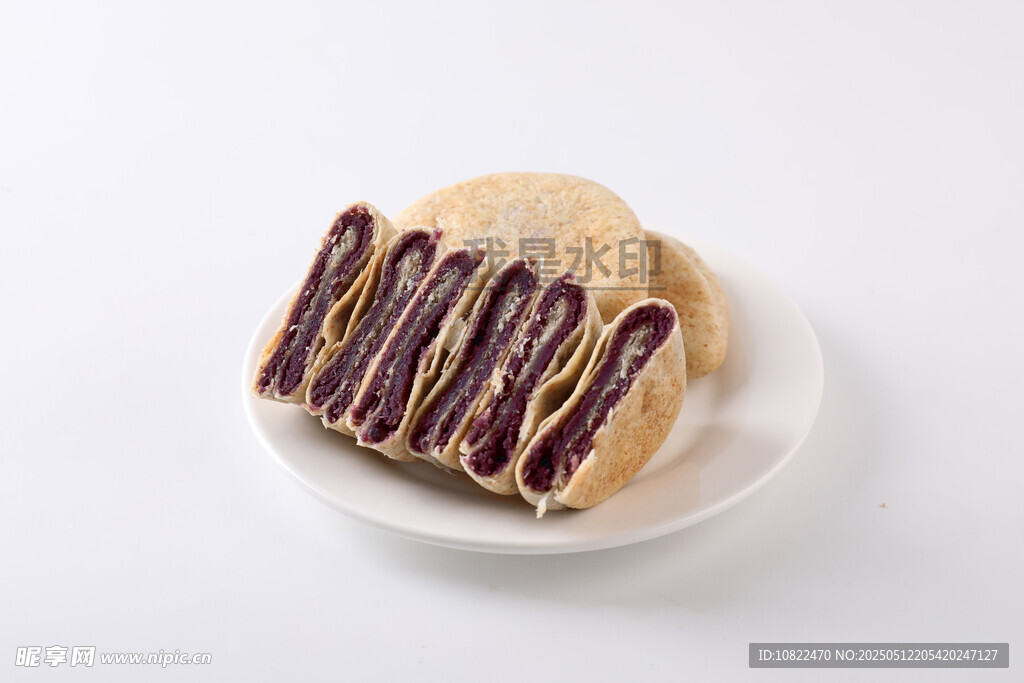全麦紫薯芋泥饼