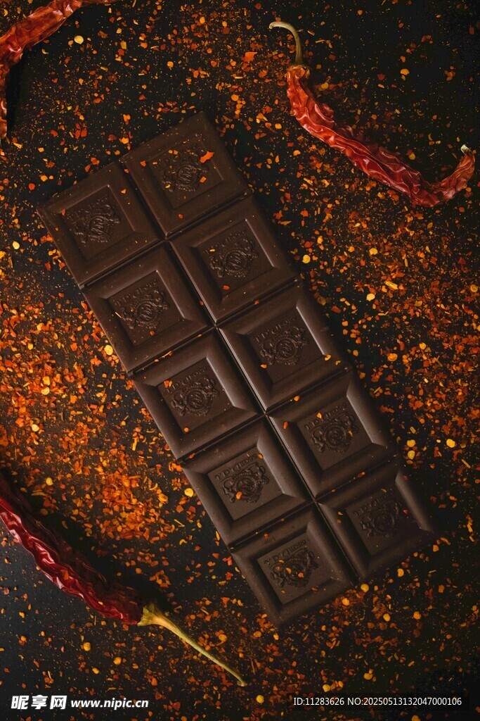 巧克力配辣椒的独特组合