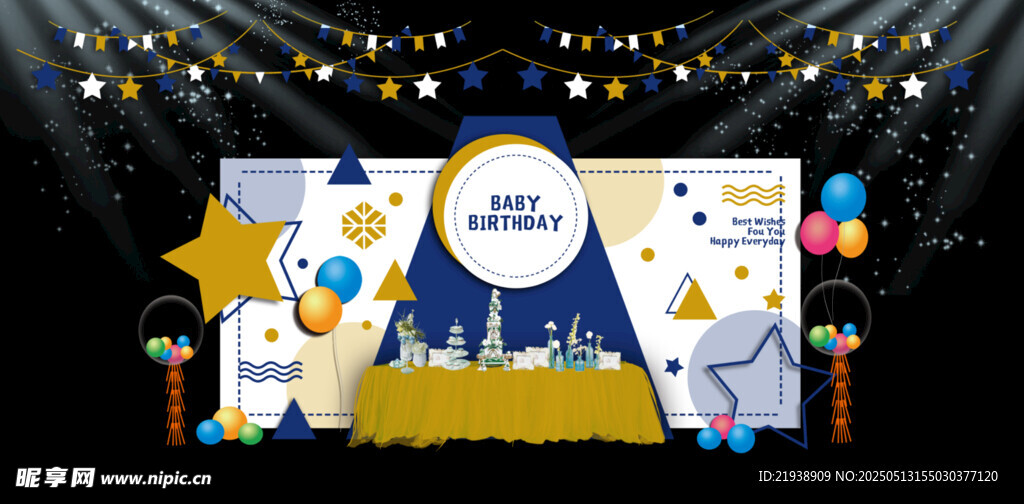 生日舞台背景