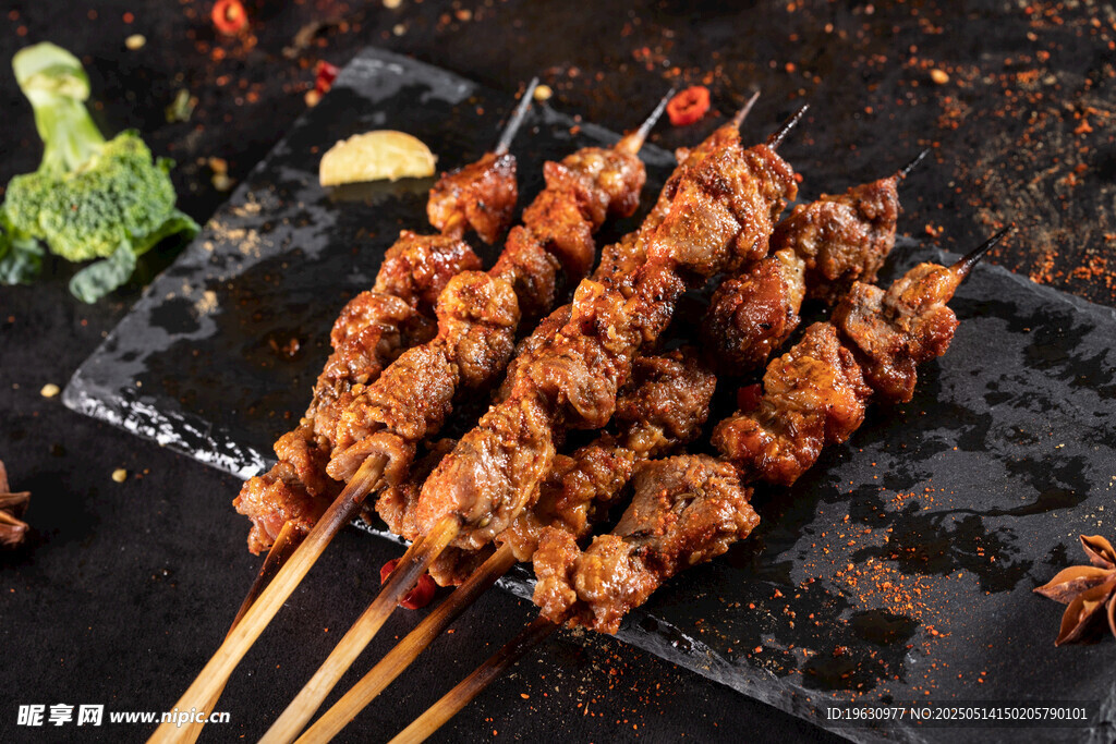 美味羊肉串诱人呈现