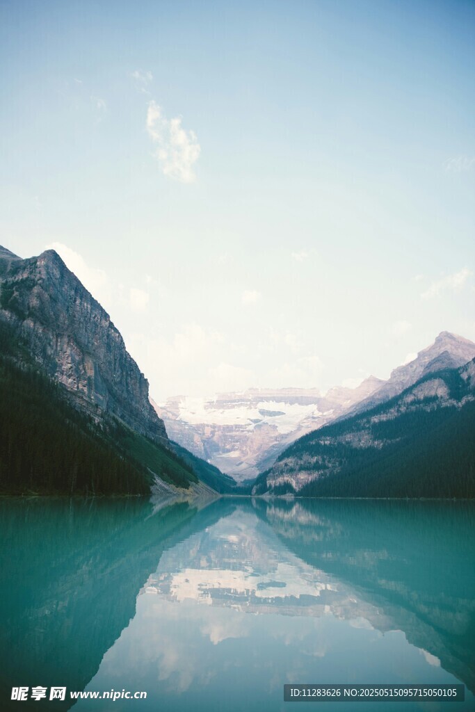 宁静山水湖景自然风光