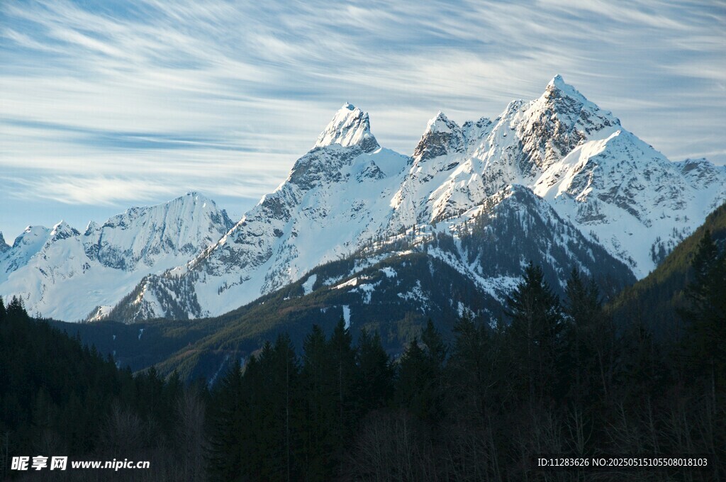 壮丽雪山风景